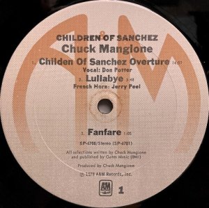 画像2: 米AM [２枚組] チャック・マンジョーネ／Children of Sanchez サンチェスの子供達