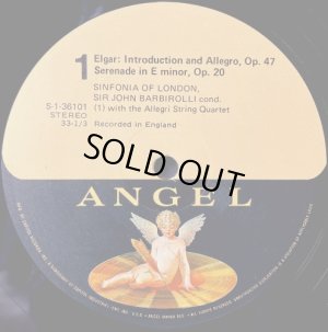 画像2: 米Angel(EMI) バルビローリ/V=ウィリアムス タリス幻想曲, グリーンスリーヴズ幻想曲, エルガー 序奏とアレグロ, セレナード
