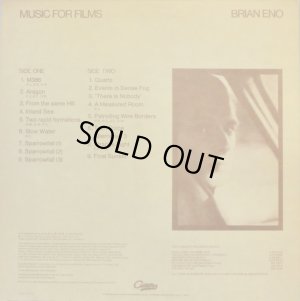 画像3: 米Antilles ブライアン・イーノ Brian Eno/MUSIC FOR FILMS