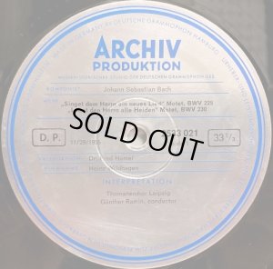 画像2: 独ARCHIV ギュンター・ラミン/J.S.バッハ ４つのモテット