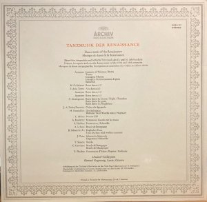 画像3: 独ARCHIV ウルザーマー・コレギウム／ルネサンスの舞曲集