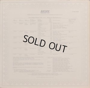 画像3: 独ARCHIV [2枚組] ヴェンツィンガー/テレマン「ターフェルムジーク」第1集