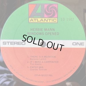 画像2: 米ATLANTIC ハービー・マン Herbie Mann／WINDOWS OPENED