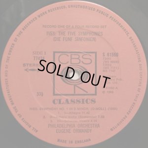 画像2: 英CBS アイヴズ/交響曲全集　バーンスタイン,オーマンディ,ストコフスキー　4LP