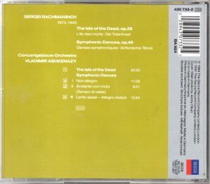 画像2: [中古CD] 独DECCA アシュケナージ／ラフマニノフ 交響的舞曲, 死の島