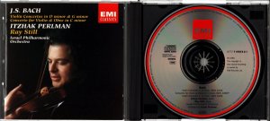 画像3: [中古CD] 欧EMI(蘭プレス) パールマン／J.S.バッハ ヴァイオリン協奏曲, ヴァイオリン&オーボエ協奏曲