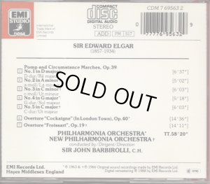 画像2: [中古CD] 英EMI バルビローリ／エルガー 威風堂々第1〜5番, 序曲コケイン, フロワッサール