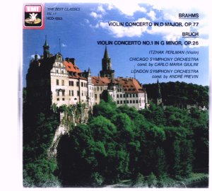 画像1: [中古CD] EMI パールマン／ブラームス＆ブルッフ ヴァイオリン協奏曲