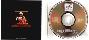 画像4: [中古CD] MELODIYA ロストロポーヴィチ／J.S.バッハ 無伴奏チェロ組曲第2番, 5番