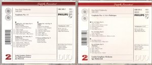 画像2: [中古CD・２枚組, ２セット] 独PHILIPS マルケヴィッチ／チャイコフスキー交響曲全集