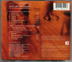 画像2: [中古CD] 米SONY ヨー・ヨー・マ／SOUL OF THE TANGO〜ピアソラの音楽