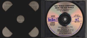 画像4: [中古CD・２枚組] 米VOX ニュー・ワールド弦楽四重奏団／"新世界の弦楽四重奏曲"