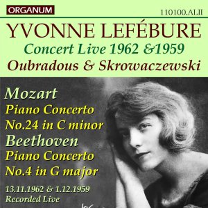 画像1: [新品CD-R] ORGANUM イヴォンヌ・ルフェビュール、ライヴ／モーツァルト ピアノ協奏曲第24番, ベートーヴェン ピアノ協奏曲第4番