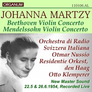 画像1: [新品CD-R] ORGANUM ヨハンナ・マルツィ/ベートーヴェン&メンデルスゾーン ヴァイオリン協奏曲, '54年ライヴ