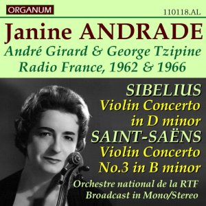 画像1: [新品CD-R] ORGANUM ジャニーヌ・アンドラード, スタジオ・ライヴ/ シベリウス＆サン＝サーンス ヴァイオリン協奏曲