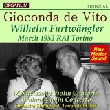 [新品CD-R] ORGANUM ジョコンダ・デ・ヴィート&フルトヴェングラー/メンデルスゾーン&ブラームス ヴァイオリン協奏曲
