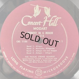 画像5: 米Concert Hall [バラ２枚セット] パスカル弦楽四重奏団＆W.ゲルハルト/モーツァルト 弦楽五重奏曲第1, 2, 3, 4番