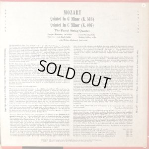 画像6: 米Concert Hall [バラ２枚セット] パスカル弦楽四重奏団＆W.ゲルハルト/モーツァルト 弦楽五重奏曲第1, 2, 3, 4番