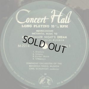 画像2: Concert Hall [バラ2枚セット] シューリヒト／メンデルスゾーン 真夏の夜の夢他、ワーグナー名演集