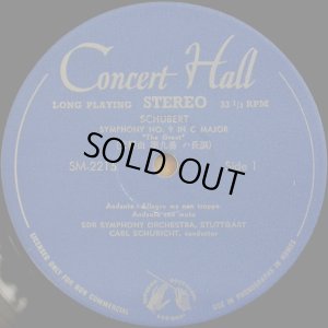 画像2: Concert Hall シューリヒト／シューベルト 交響曲第９番 ステレオ盤！