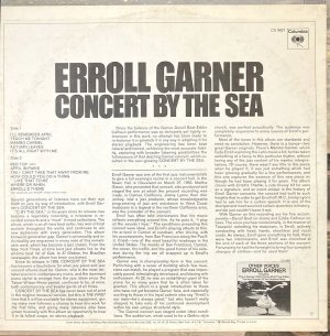 画像3: 米COLUMBIA エロール・ガーナー／CONCERT BY THE SEA