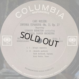 画像2: 米COLUMBIA バーンスタイン＆デンマーク王立管弦楽団/ニールセン 交響曲第3番「ひろがり」