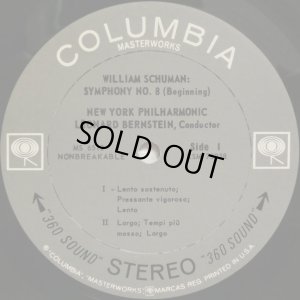 画像2: 米COLUMBIA バーンスタイン他/W.シューマン 交響曲第8番、バーバー「アンドロマケの別れ」