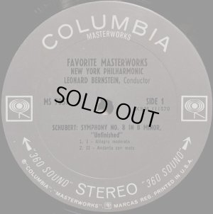 画像2: 米COLUMBIA バーンスタイン/シューベルト 交響曲第8番「未完成」, メンデルスゾーン 交響曲第4番「イタリア」