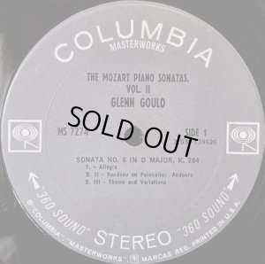 画像6: CBS, 米COLUMBIA [バラ3枚セット, 米盤2枚] グールド／モーツァルト ピアノ・ソナタ集Vol.1,2＆5