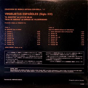 画像3: COLUMBIA(HISPA VOX) スペイン古楽集成Vol.11／ビウエラの音楽家たち(16世紀)