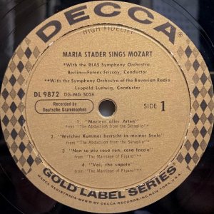 画像2: 米DECCA マリア・シュターダー/モーツァルト オペラ＆コンサート・アリア集