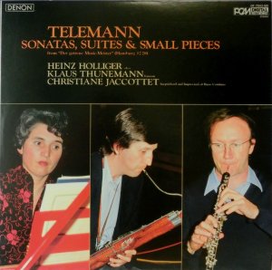 画像1: DENON ホリガー, トゥーネマン, ジャコテ/テレマン 忠実な音楽の師