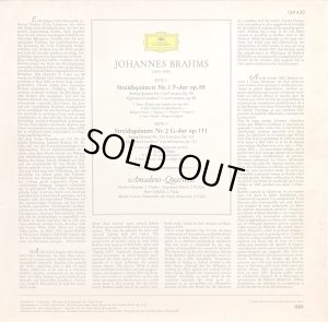 画像3: 独DG アマデウス弦楽四重奏団&アロノヴィッツ/ブラームス 弦楽五重奏曲第1番, 2番