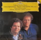 独DG パールマン&レヴァイン+ウィーン・フィル/モーツァルト ヴァイオリン協奏曲第3, 5番「トルコ風」