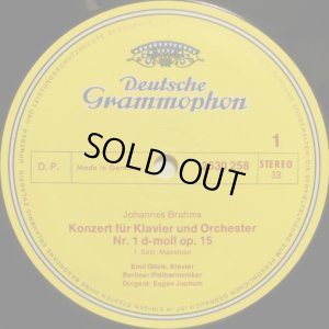 画像2: 独DG [2LP] ギレリス＆ヨッフム/ブラームス ピアノ協奏曲第1, 2番
