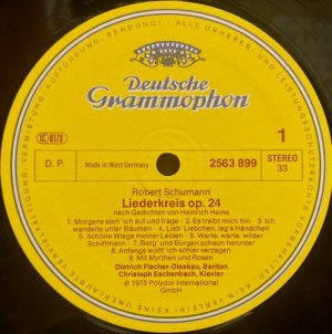 画像2: 独DG [3枚組] フィッシャー=ディースカウ／シューマン歌曲集 第2巻