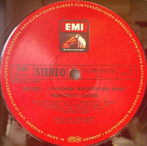画像2: 独EMI(Electrola) トーマス・ビンクレー／フランチェスコ・ランディーニ作品集
