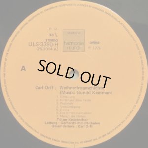 画像2: harmonia mundi オルフ＆G.ケートマン/クリスマス物語