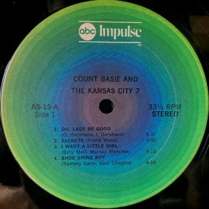 画像2: 米Impulse! COUNT BASIE AND THE KANSAS CITY SEVEN