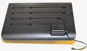 レコード回転駆動部が一体になったトップパネル