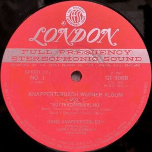 画像3: LONDON [バラ2枚セット] クナッパーツブッシュ＆ウィーン・フィル/ワーグナー・アルバム Vol.1, Vol.2