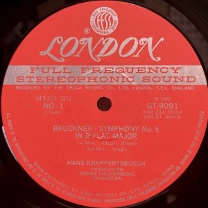 画像2: LONDON クナッパーツブッシュ&ウィーン・フィル/ブルックナー 交響曲第5番