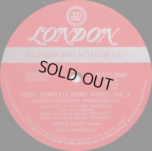 画像2: LONDON [4LP] フランス・クリダ/リスト 練習曲集