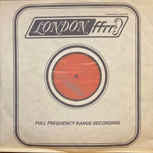 英プレスLONDON盤、ジャケットが欠品