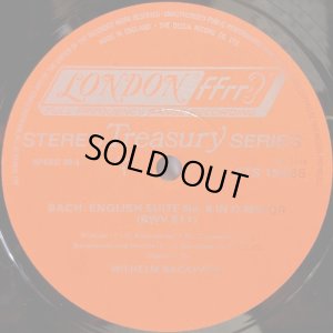 画像2: 米LONDON [英DECCAプレス、ジャケット無し] バックハウス／バッハ・リサイタル