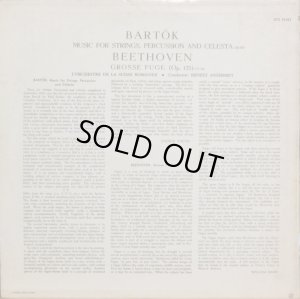 画像6: 米LONDON [英DECCAプレス, バラ2枚セット] アンセルメ/バルトーク 管弦楽のための協奏曲, 弦チェレ&ベートーヴェン 大フーガ