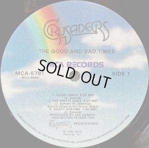 画像6: 米MCA [バラ２枚セット] クルセイダーズ／GHETTO BLASTER, THE GOOD AND BAD TIMES