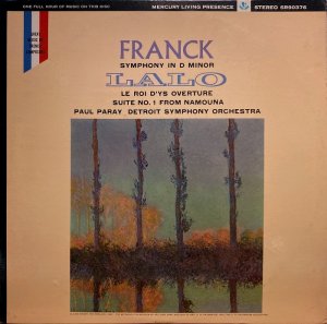 画像1: 米MERCURY パレー/フランク 交響曲ニ短調, ラロ「椅子の王様」序曲, ナムーナ組曲
