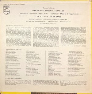 画像3: 米PHILIPS ウィーン少年合唱団/モーツァルト 戴冠式ミサ, 雀のミサ曲
