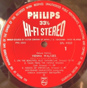 画像2: PHILIPS [2枚組, HI-FI STEREO] サヴァリッシュ他／ウィンナ・ワルツ名曲集